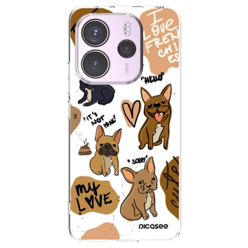 Picasee διαφανής θήκη σιλικόνης Xiaomi Redmi Note 14 4G - Frenchies