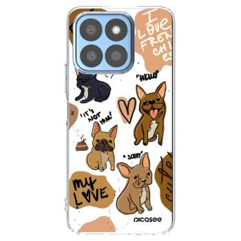 Picasee διαφανής θήκη σιλικόνης Honor X8c - Frenchies