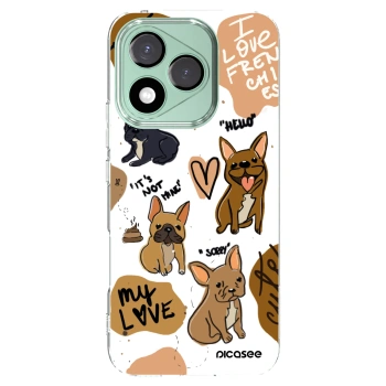 Picasee διαφανής θήκη σιλικόνης Honor 400 Lite 5G - Frenchies
