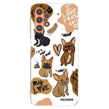 Picasee διαφανής θήκη σιλικόνης Samsung Galaxy A13 5G - Frenchies