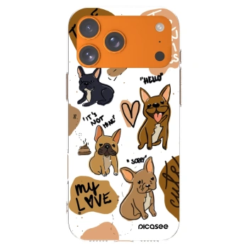 Picasee διαφανής θήκη σιλικόνης Apple iPhone 17 Pro Max - Frenchies