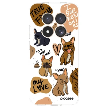 Picasee διαφανής θήκη σιλικόνης Xiaomi Redmi Note 15 Pro 4G - Frenchies