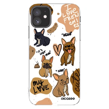 Picasee διαφανής θήκη σιλικόνης Apple iPhone 11 - Frenchies