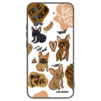 Picasee Μαύρη θήκη σιλικόνης για Huawei Nova 5T - Frenchies