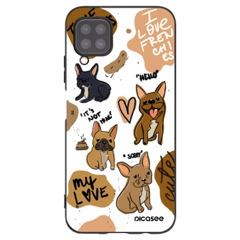 Picasee Μαύρη θήκη σιλικόνης για Huawei P40 Lite - Frenchies