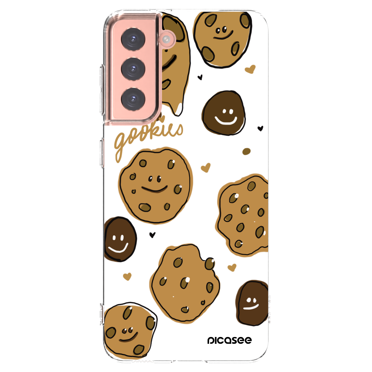 Picasee διαφανής θήκη σιλικόνης Samsung Galaxy S21 5G G991B - Gookies