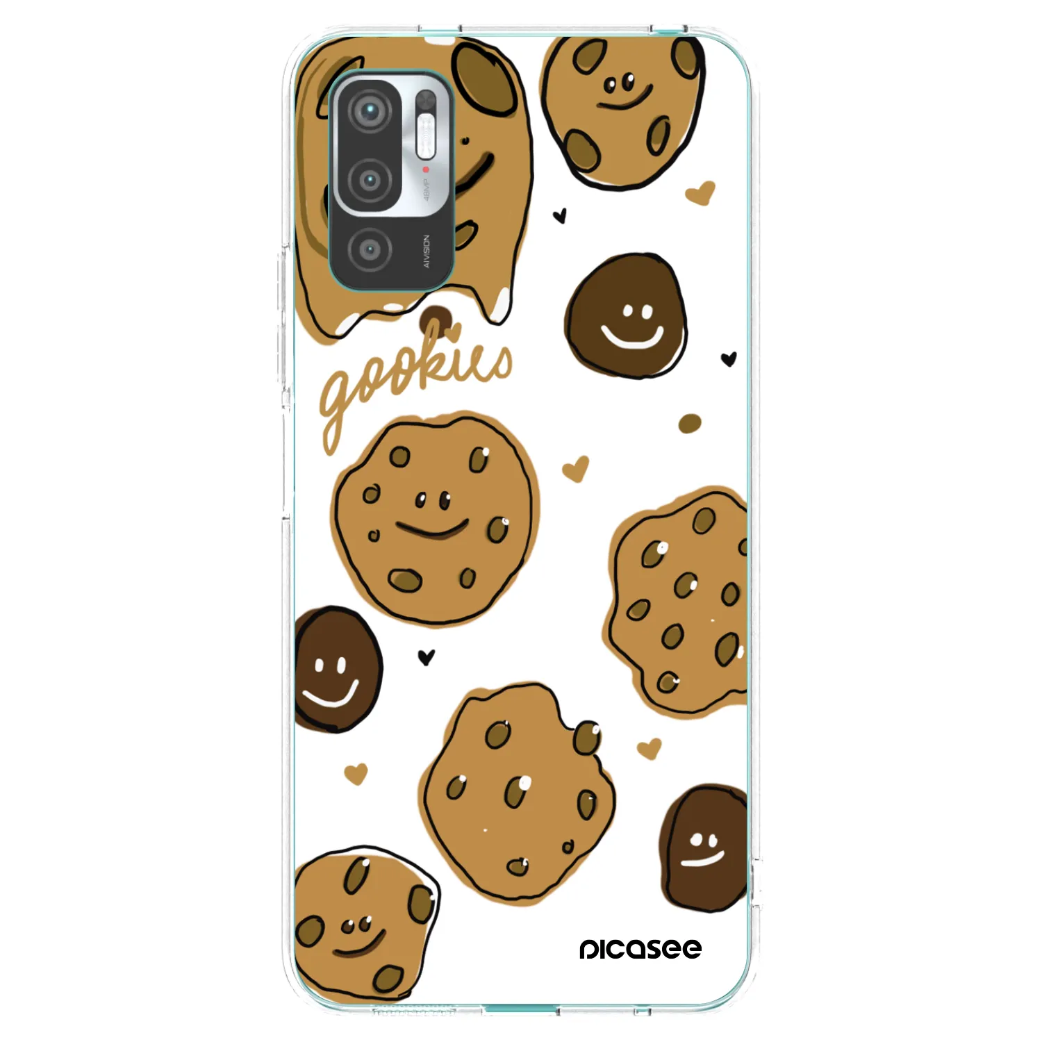 Picasee διαφανής θήκη σιλικόνης Xiaomi Redmi Note 10 5G - Gookies