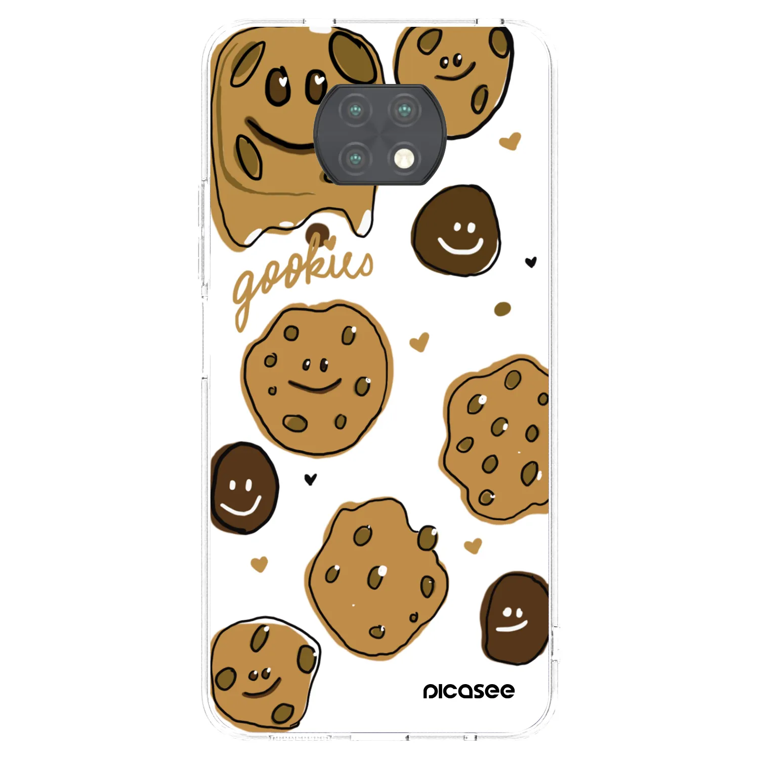 Picasee διαφανής θήκη σιλικόνης Xiaomi Redmi Note 9T - Gookies