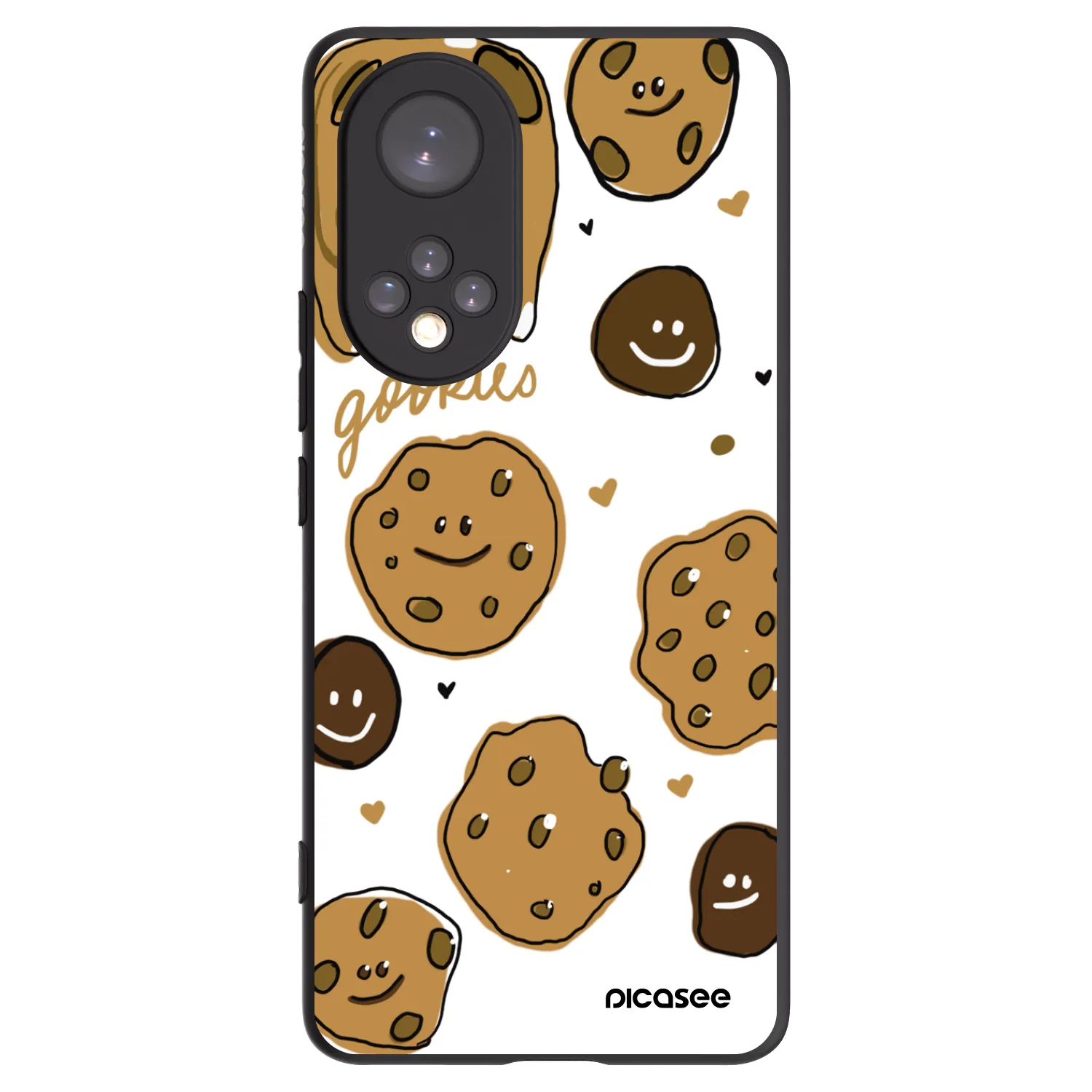 Picasee Μαύρη θήκη σιλικόνης για Honor 50 5G - Gookies