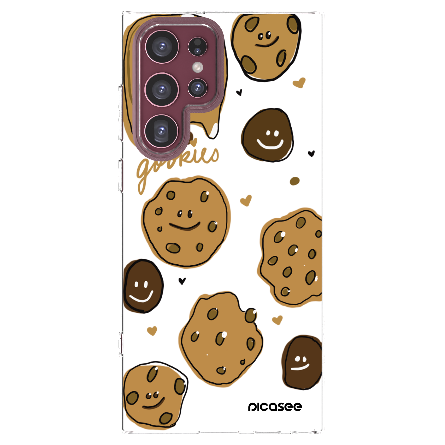 Picasee διαφανής θήκη σιλικόνης Samsung Galaxy S22 Ultra 5G - Gookies
