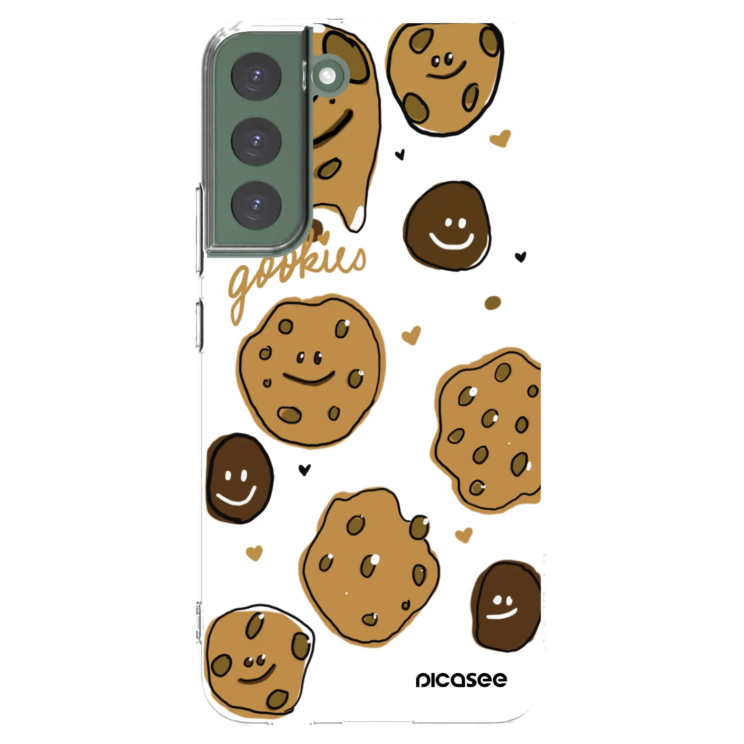 Picasee διαφανής θήκη σιλικόνης Samsung Galaxy S22+ 5G - Gookies