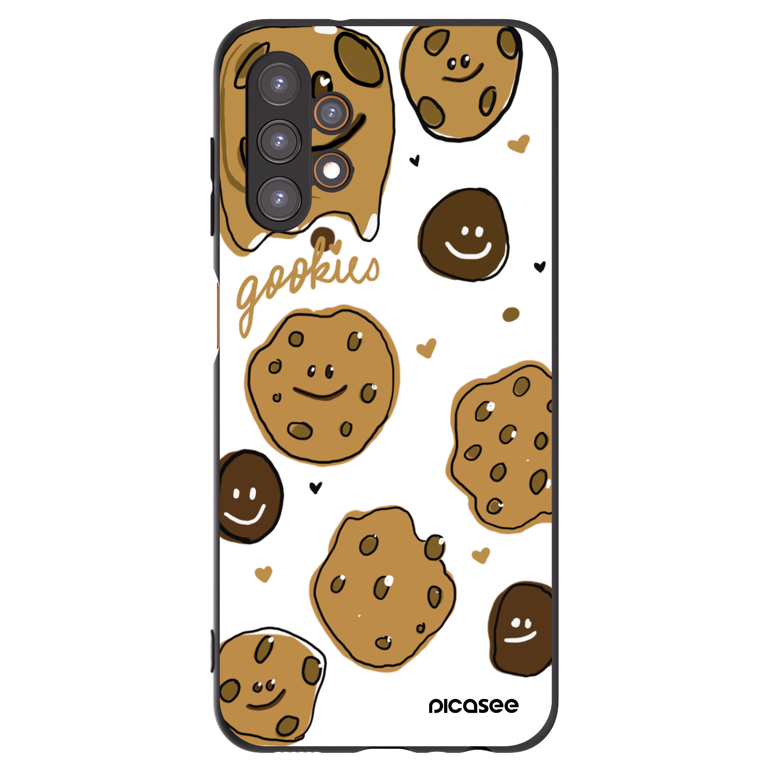 Picasee Μαύρη θήκη σιλικόνης για Samsung Galaxy A13 4G A135 - Gookies