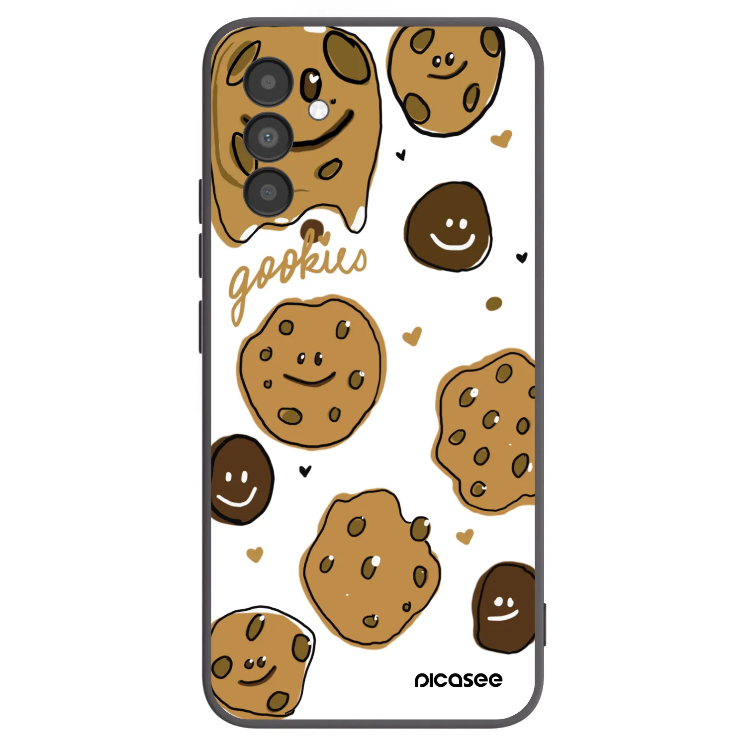 Picasee Μαύρη θήκη σιλικόνης για Samsung Galaxy A04s A047F - Gookies