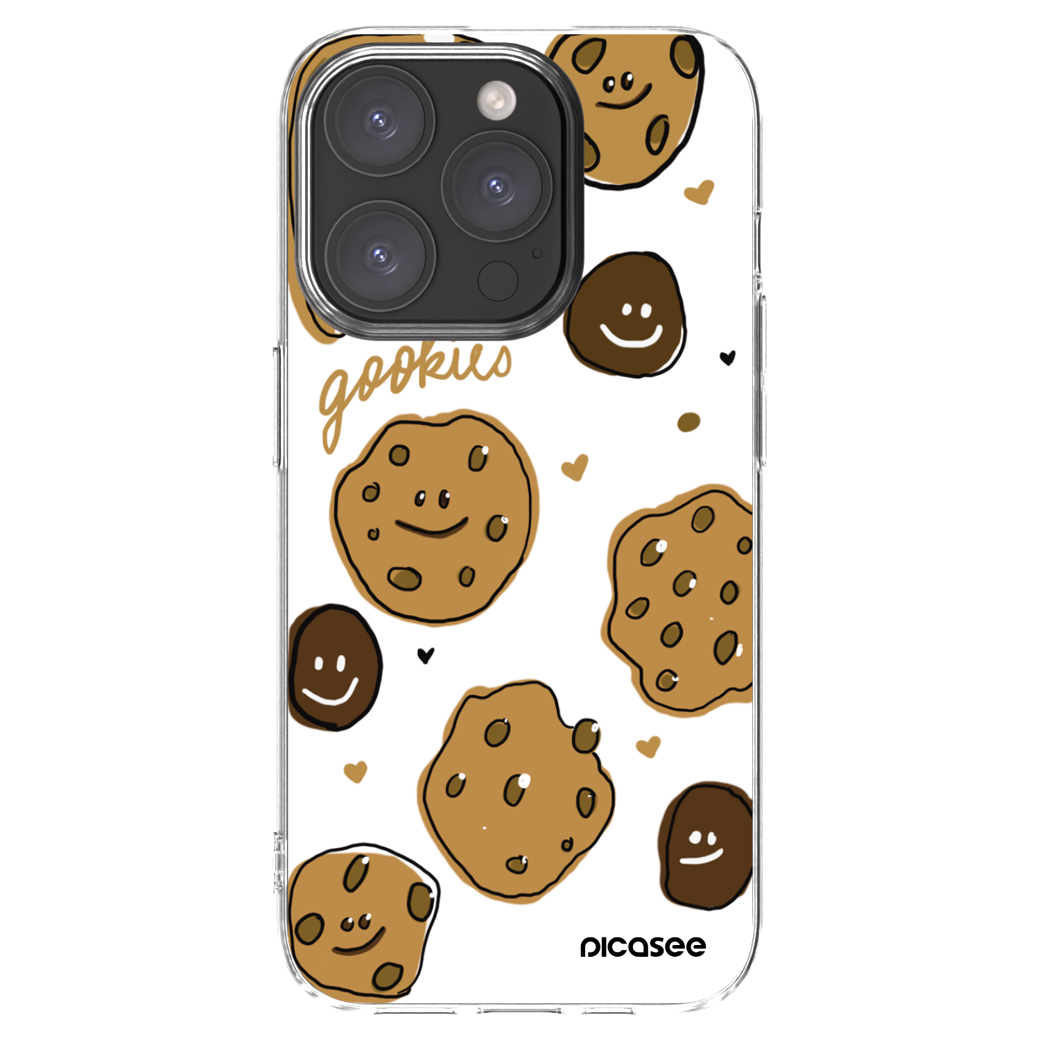 Picasee διαφανής θήκη σιλικόνης Apple iPhone 15 Pro - Gookies