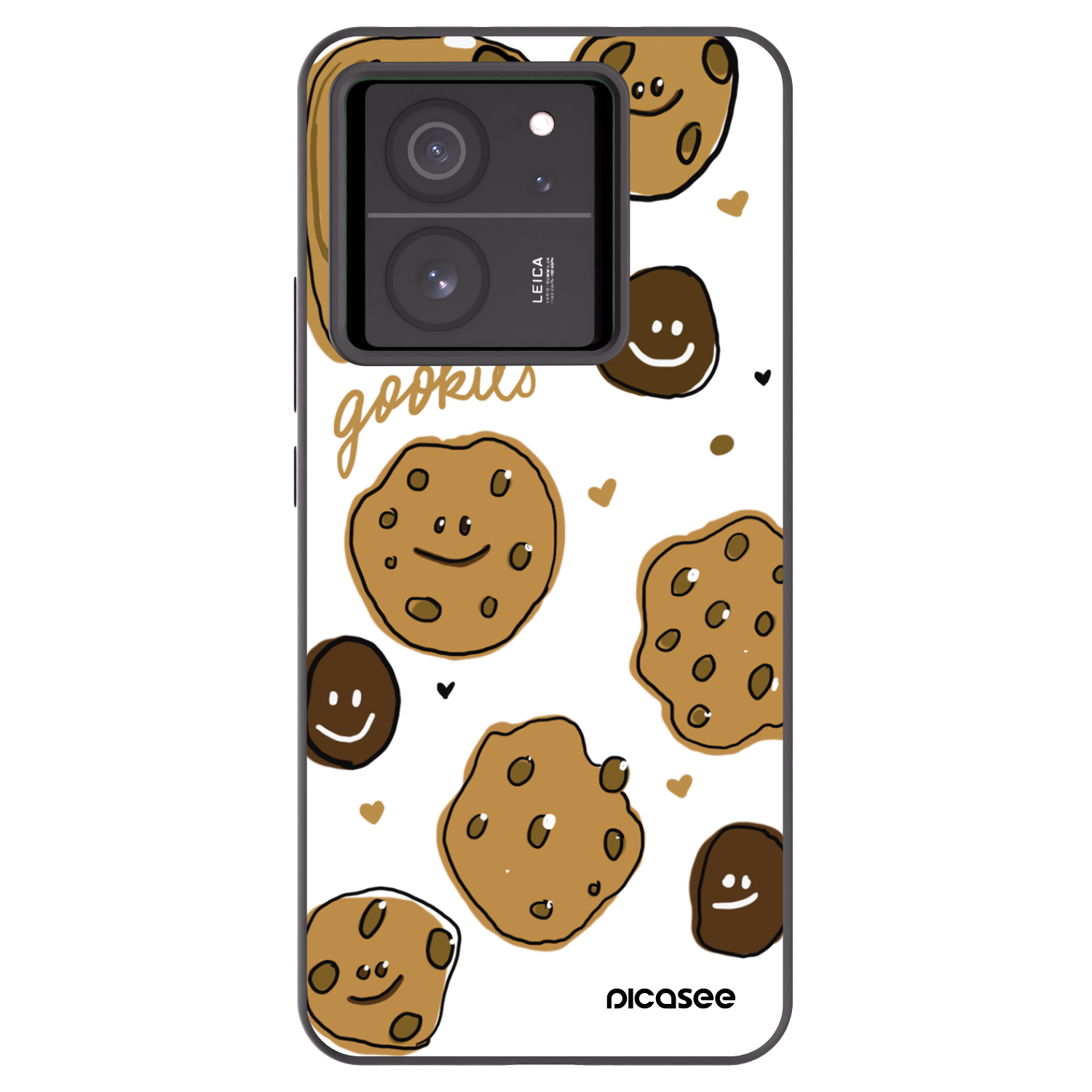 Picasee Μαύρη θήκη σιλικόνης για Xiaomi 13T - Gookies