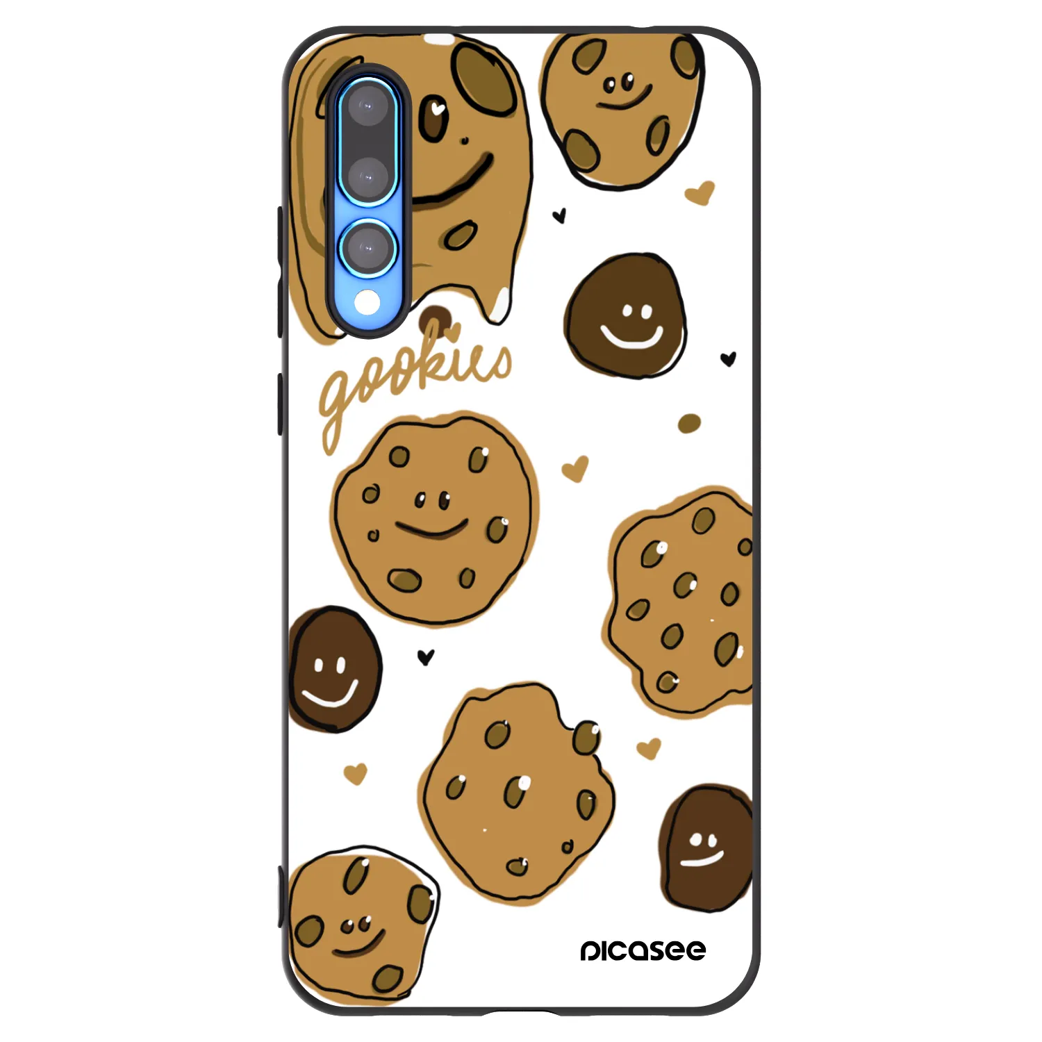 Picasee Μαύρη θήκη σιλικόνης για Huawei P20 Pro - Gookies