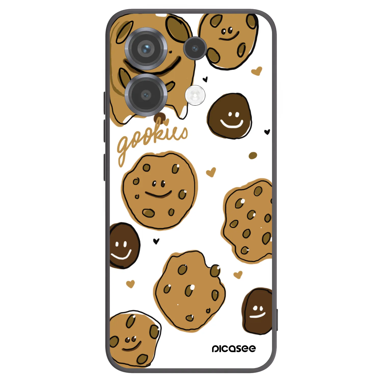 Picasee Μαύρη θήκη σιλικόνης για Xiaomi Poco X6 - Gookies