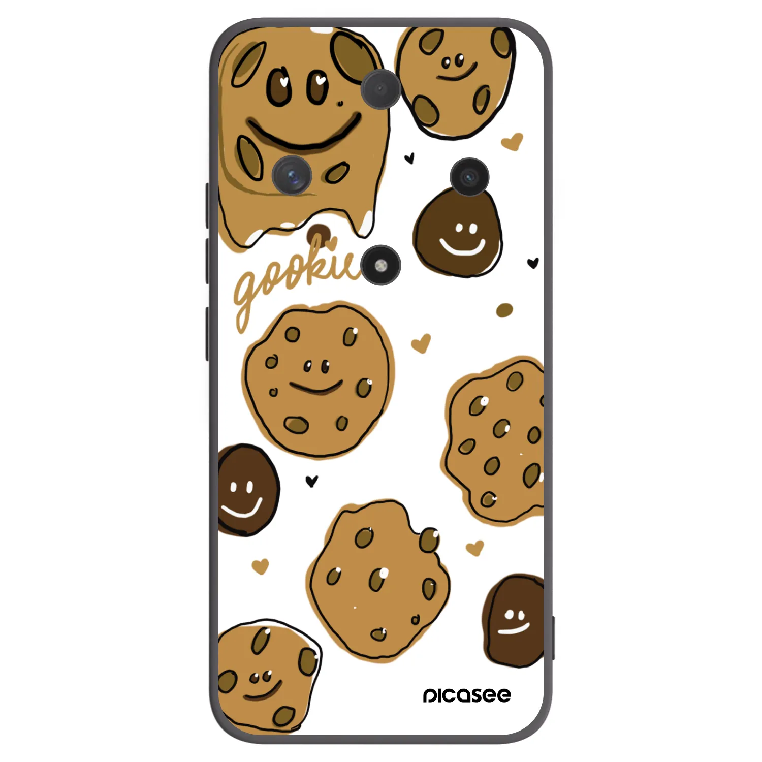 Picasee Μαύρη θήκη σιλικόνης για Honor Magic6 Lite 5G - Gookies