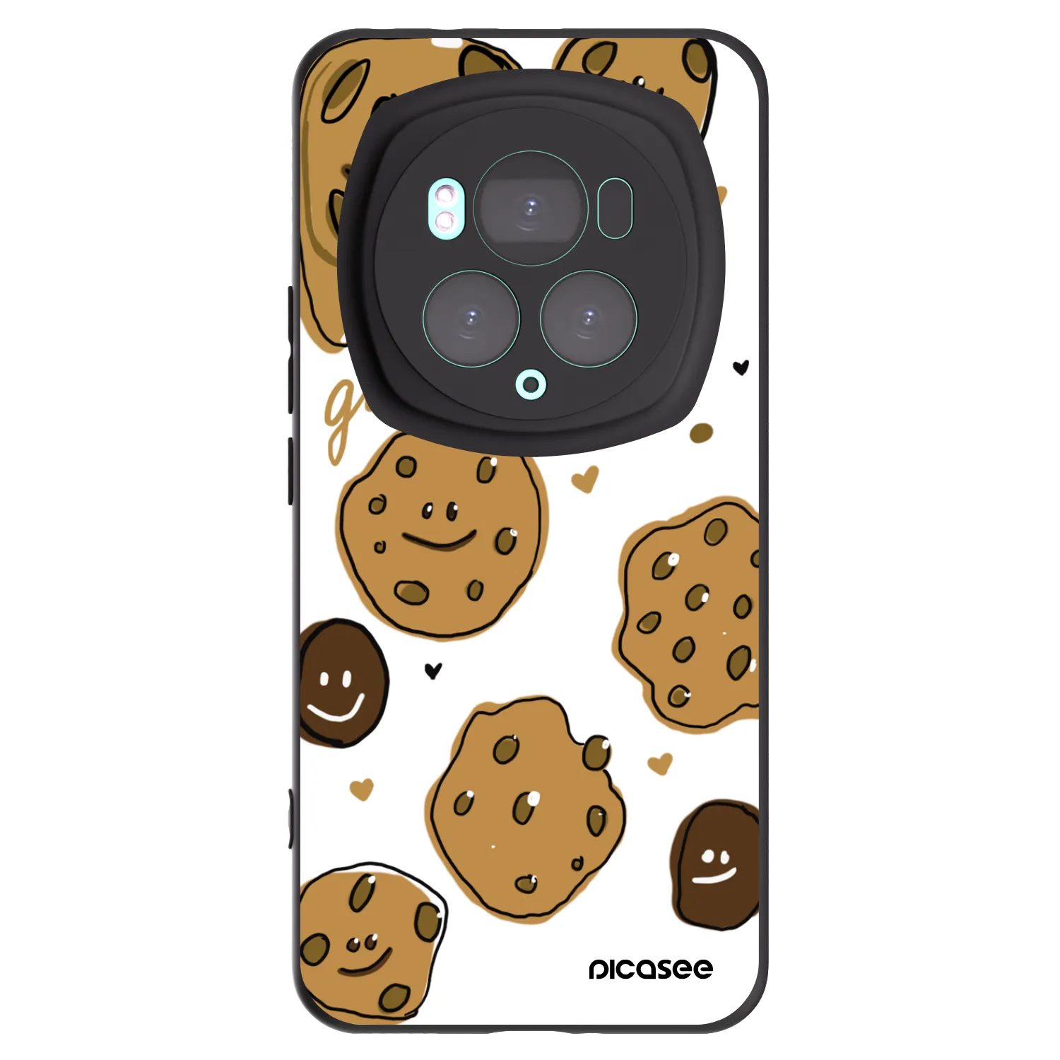 Picasee Μαύρη θήκη σιλικόνης για Honor Magic6 Pro - Gookies