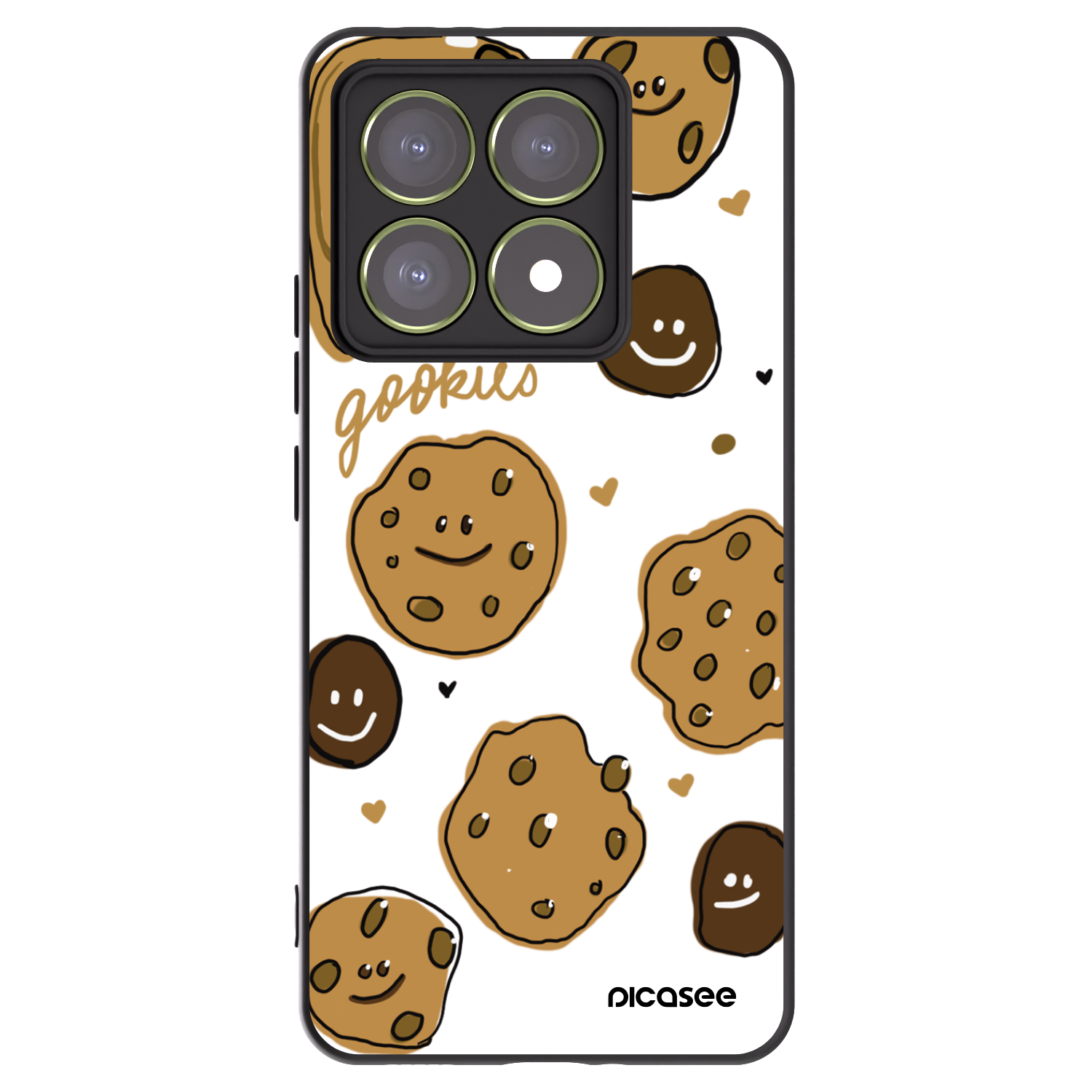 Picasee Μαύρη θήκη σιλικόνης για Xiaomi 14T - Gookies