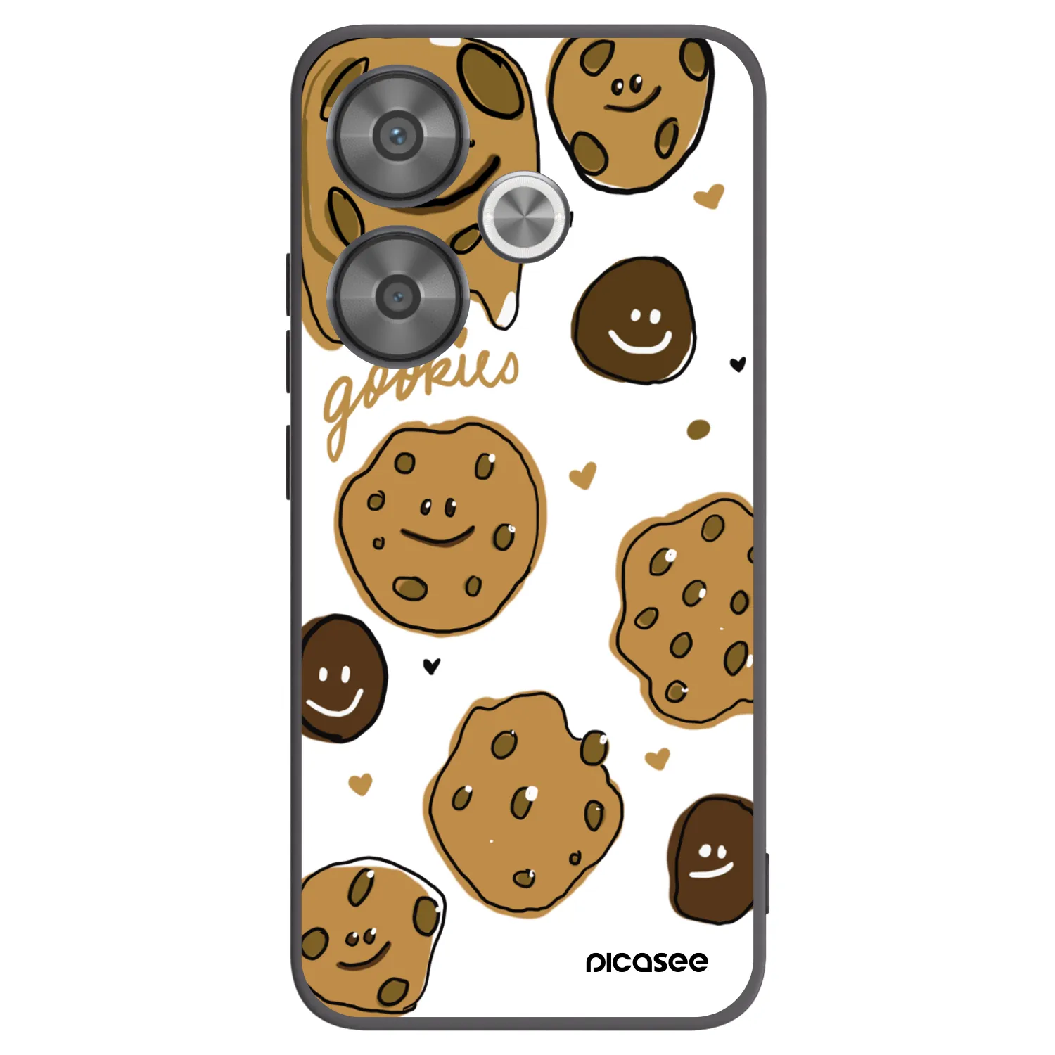Picasee Μαύρη θήκη σιλικόνης για Xiaomi Poco F6 - Gookies