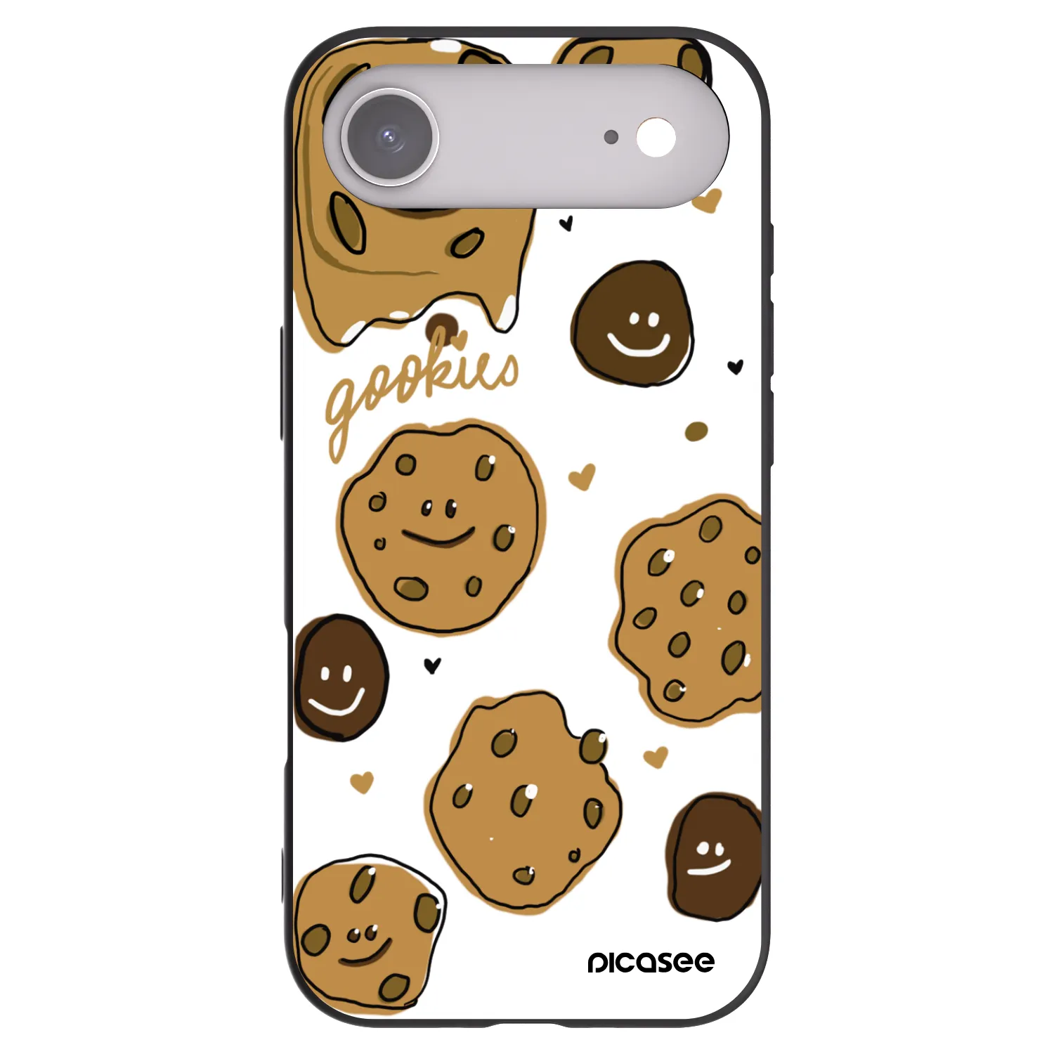 Picasee Μαύρη θήκη σιλικόνης για Apple iPhone Air - Gookies