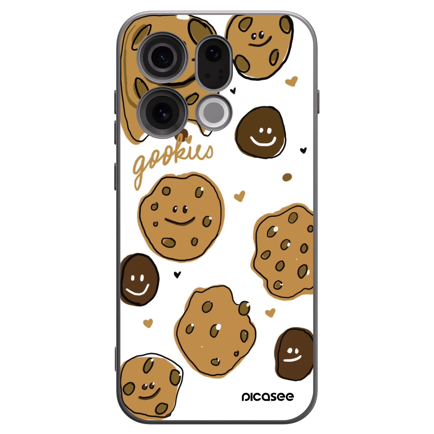 Picasee Μαύρη θήκη σιλικόνης για OPPO Find X9 - Gookies