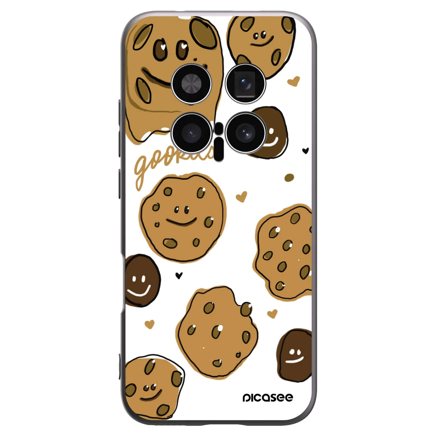 Picasee Μαύρη θήκη σιλικόνης για Honor Magic8 Pro 5G - Gookies