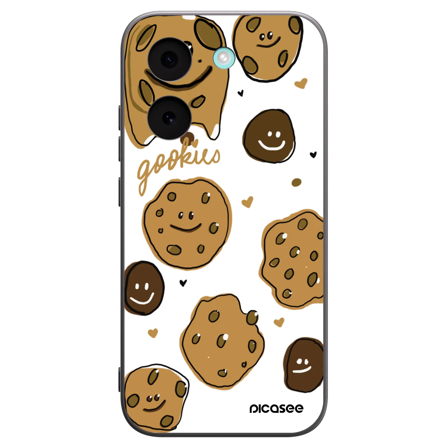 Picasee Μαύρη θήκη σιλικόνης για Xiaomi Poco X8 Pro - Gookies