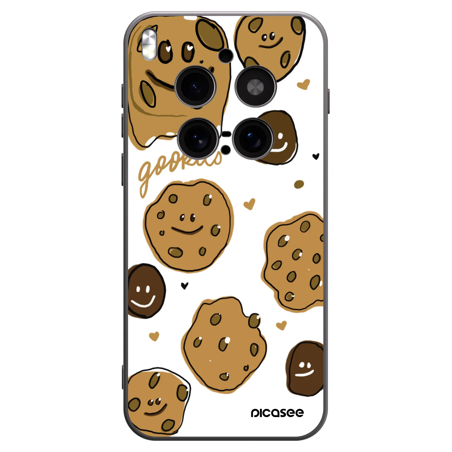Picasee Μαύρη θήκη σιλικόνης για Vivo X300 Pro - Gookies
