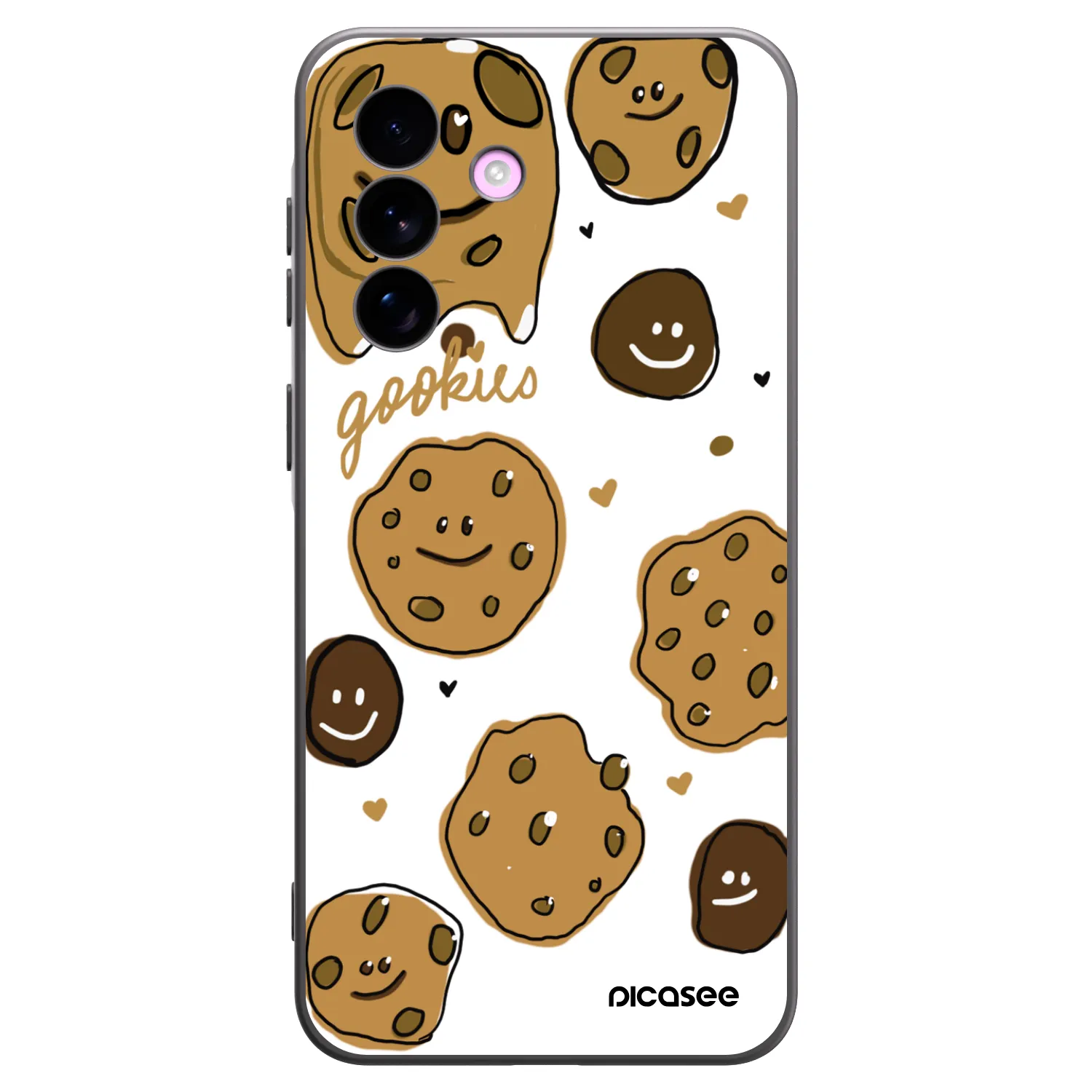 Picasee Μαύρη θήκη σιλικόνης για Samsung Galaxy A57 5G - Gookies