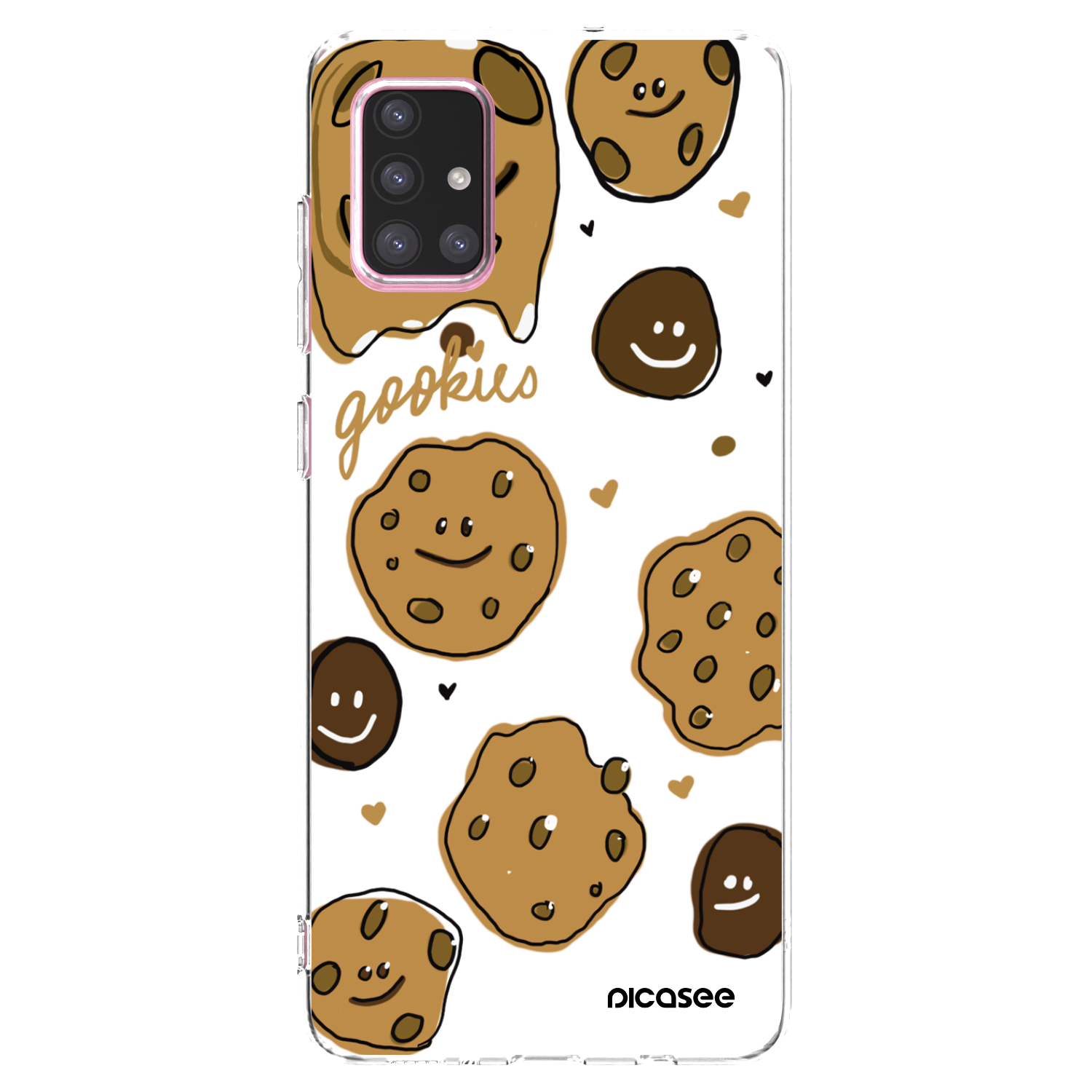 Picasee διαφανής θήκη σιλικόνης Samsung Galaxy A71 A715F - Gookies