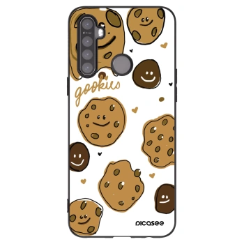 Picasee Μαύρη θήκη σιλικόνης για Realme 6i - Gookies