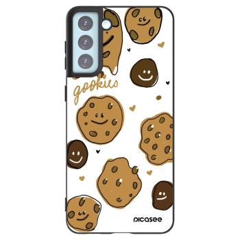 Picasee Μαύρη θήκη σιλικόνης για Samsung Galaxy S21+ 5G G996F - Gookies