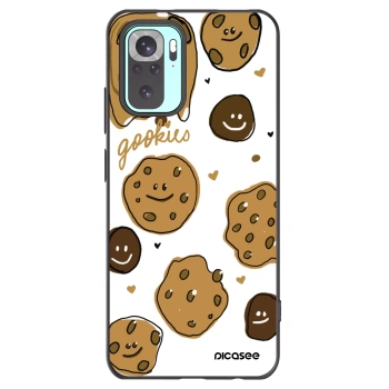 Picasee Μαύρη θήκη σιλικόνης για Xiaomi Redmi Note 10 Pro - Gookies