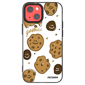 Picasee Μαύρη θήκη σιλικόνης για Apple iPhone 13 mini - Gookies