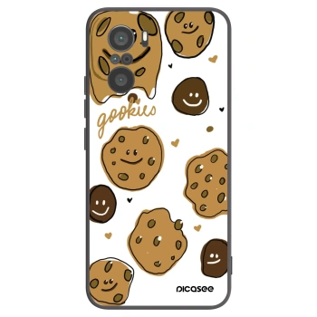 Picasee Μαύρη θήκη σιλικόνης για Xiaomi Poco F3 - Gookies