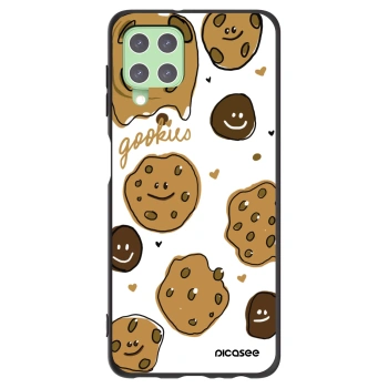 Picasee Μαύρη θήκη σιλικόνης για Samsung Galaxy A22 A225F 4G - Gookies
