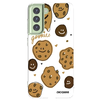 Picasee διαφανής θήκη σιλικόνης Samsung Galaxy S21 FE 5G - Gookies