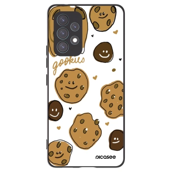 Picasee Μαύρη θήκη σιλικόνης για Samsung Galaxy A53 5G A536 - Gookies