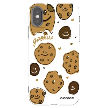 Picasee διαφανής θήκη σιλικόνης Apple iPhone X/XS - Gookies