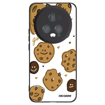 Picasee Μαύρη θήκη σιλικόνης για Honor Magic5 Pro - Gookies