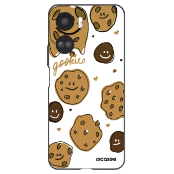 Picasee Μαύρη θήκη σιλικόνης για Honor 90 Lite 5G - Gookies