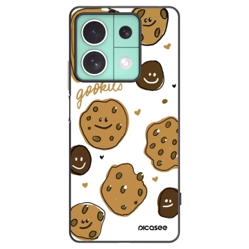 Picasee Μαύρη θήκη σιλικόνης για Xiaomi Redmi Note 13 5G - Gookies