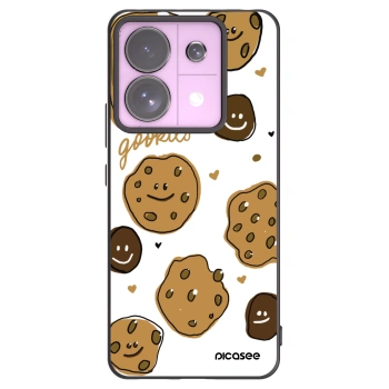 Picasee Μαύρη θήκη σιλικόνης για Xiaomi Redmi Note 13 Pro 5G - Gookies