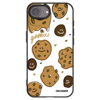 Picasee Μαύρη θήκη σιλικόνης για Apple iPhone 16e - Gookies