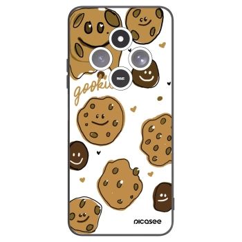 Picasee Μαύρη θήκη σιλικόνης για Xiaomi Redmi 14C - Gookies