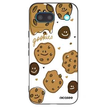 Picasee Μαύρη θήκη σιλικόνης για Google Pixel 8a - Gookies