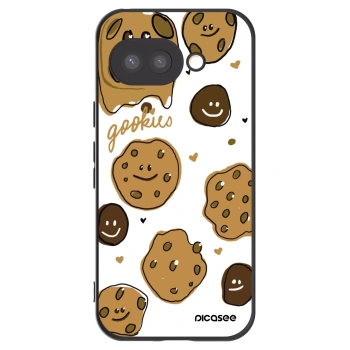 Picasee Μαύρη θήκη σιλικόνης για Google Pixel 9a - Gookies