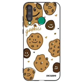 Picasee Μαύρη θήκη σιλικόνης για Honor 20 Lite - Gookies